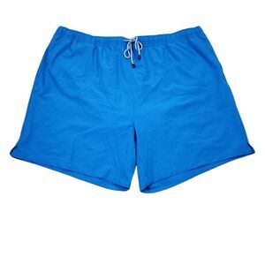 Peter Millar Men's Crown Magic Print Swim Trunks Royal Blue Size XXL